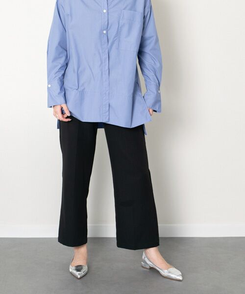 INTER-CHAUSSURES / インター ショシュール フラットシューズ | 【FABIO RUSCONI】ポインテッドオーナメントチュールパンプス | 詳細14