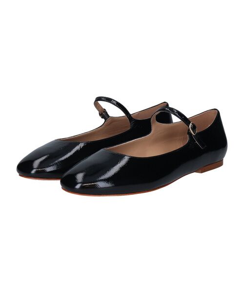 INTER-CHAUSSURES / インター ショシュール フラットシューズ | 【FABIO RUSCONI】ラウンドトウストラップバレエ | 詳細1
