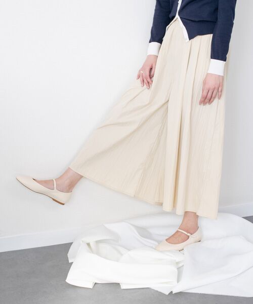 INTER-CHAUSSURES / インター ショシュール フラットシューズ | 【FABIO RUSCONI】ラウンドトウストラップバレエ | 詳細14