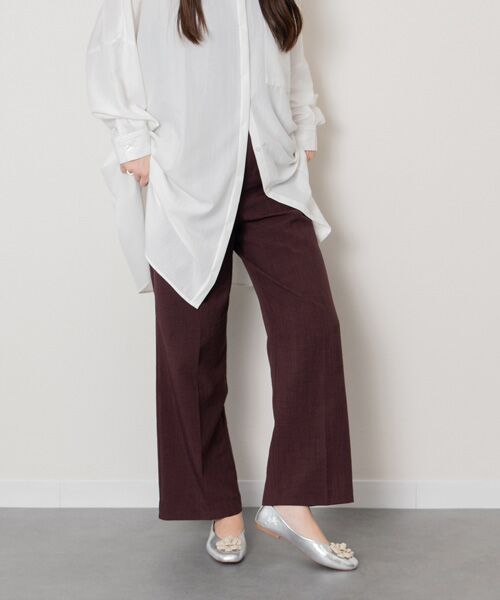 INTER-CHAUSSURES / インター ショシュール フラットシューズ | 【FABIO RUSCONI】ラウンドトウVカットカメリアバレエ | 詳細24