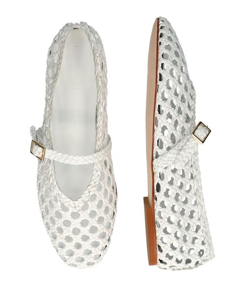 INTER-CHAUSSURES / インター ショシュール フラットシューズ | 【FABIO RUSCONI】メッシュメリージェーンシューズ | 詳細15