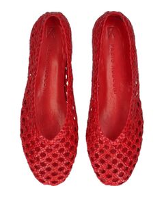 INTER-CHAUSSURES / インター ショシュール フラットシューズ | 【FABIO RUSCONI】ラウンドトウメッシュバレエ
