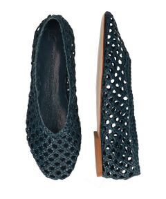 INTER-CHAUSSURES / インター ショシュール フラットシューズ | 【FABIO RUSCONI】ラウンドトウメッシュバレエ