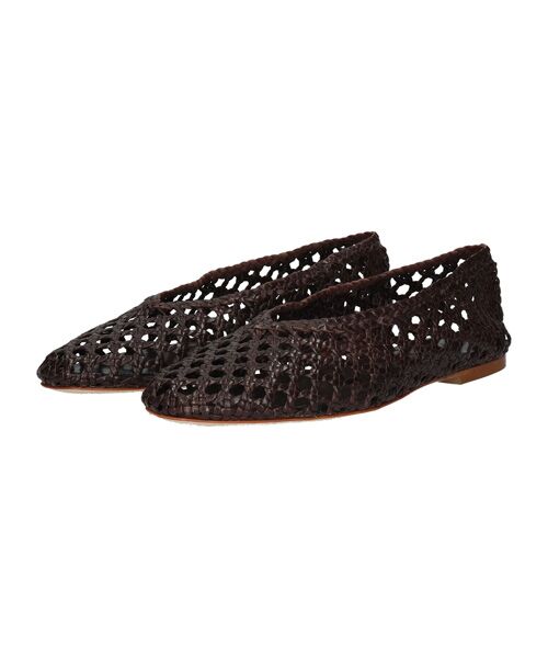 INTER-CHAUSSURES / インター ショシュール フラットシューズ | 【FABIO RUSCONI】ラウンドトウメッシュバレエ | 詳細1