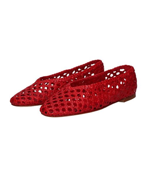 INTER-CHAUSSURES / インター ショシュール フラットシューズ | 【FABIO RUSCONI】ラウンドトウメッシュバレエ | 詳細10