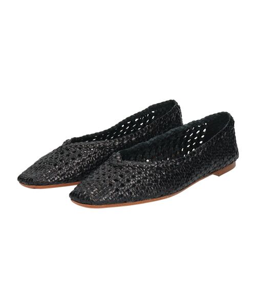 INTER-CHAUSSURES / インター ショシュール フラットシューズ | 【FABIO RUSCONI】スクエアトウメッシュバレエ | 詳細1
