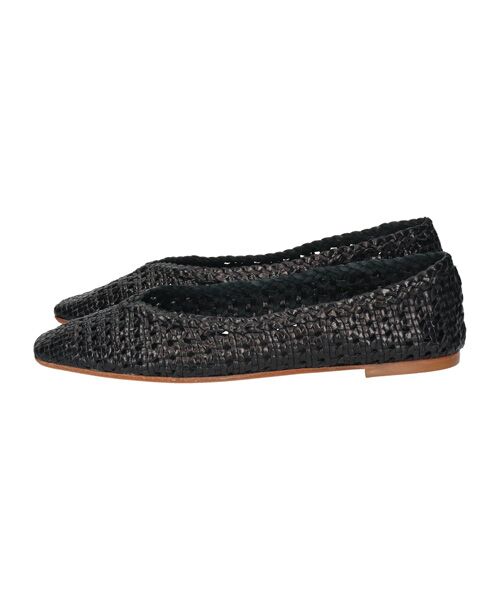 INTER-CHAUSSURES / インター ショシュール フラットシューズ | 【FABIO RUSCONI】スクエアトウメッシュバレエ | 詳細2