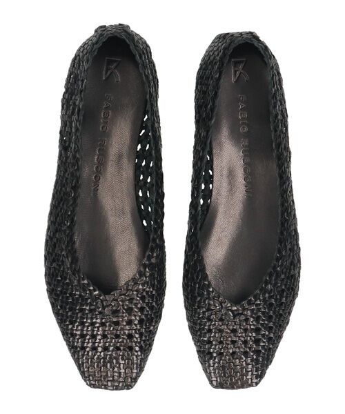 INTER-CHAUSSURES / インター ショシュール フラットシューズ | 【FABIO RUSCONI】スクエアトウメッシュバレエ | 詳細5