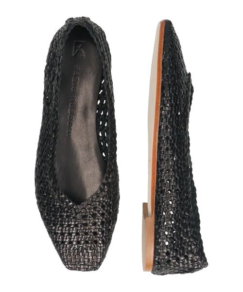 INTER-CHAUSSURES / インター ショシュール フラットシューズ | 【FABIO RUSCONI】スクエアトウメッシュバレエ | 詳細7