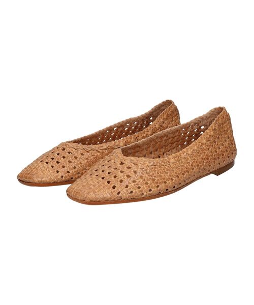 INTER-CHAUSSURES / インター ショシュール フラットシューズ | 【FABIO RUSCONI】スクエアトウメッシュバレエ | 詳細10