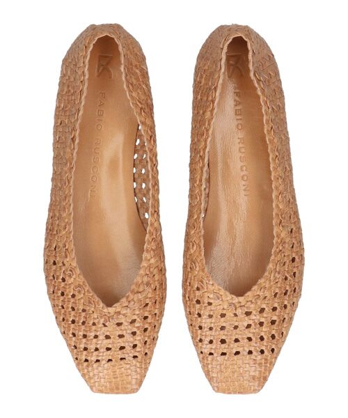 INTER-CHAUSSURES / インター ショシュール フラットシューズ | 【FABIO RUSCONI】スクエアトウメッシュバレエ | 詳細14