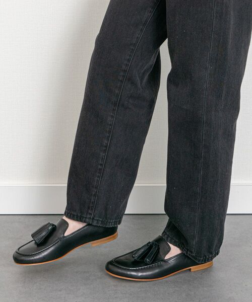 INTER-CHAUSSURES / インター ショシュール ビジネス・ドレスシューズ | 【FABIO RUSCONI】オブリークトウタッセルローファー | 詳細8