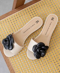 INTER-CHAUSSURES / インター ショシュール サンダル | 【FABIO RUSCONI】カメリアミュールサンダル
