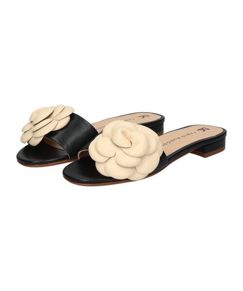 INTER-CHAUSSURES / インター ショシュール サンダル | 【FABIO RUSCONI】カメリアミュールサンダル | 詳細1