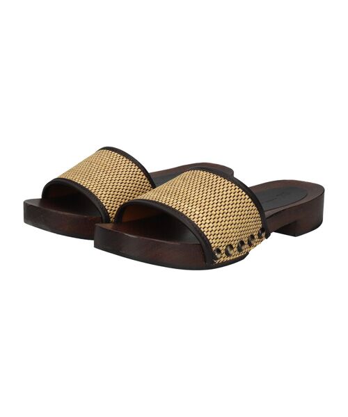INTER-CHAUSSURES / インター ショシュール サンダル | 【FABIO RUSCONI】ローヒールサボサンダル | 詳細1