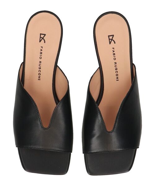 INTER-CHAUSSURES / インター ショシュール サンダル | 【FABIO RUSCONI】センタースリットミュールサンダル | 詳細4