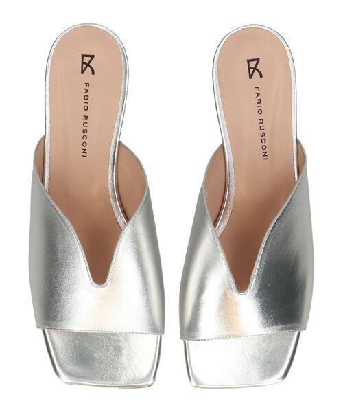 INTER-CHAUSSURES / インター ショシュール サンダル | 【FABIO RUSCONI】センタースリットミュールサンダル | 詳細10