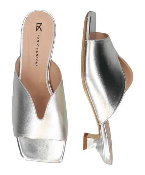 INTER-CHAUSSURES / インター ショシュール サンダル | 【FABIO RUSCONI】センタースリットミュールサンダル | 詳細12