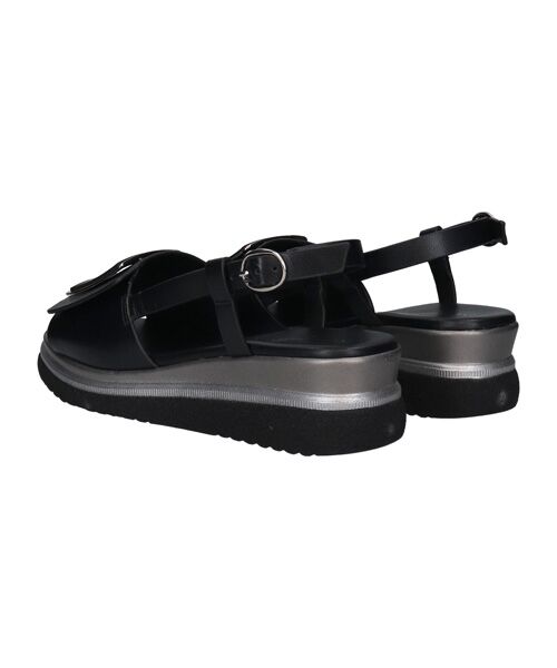 INTER-CHAUSSURES / インター ショシュール サンダル | 【INTER-CHAUSSURES】バックルウエッジバックバンドサンダル | 詳細3