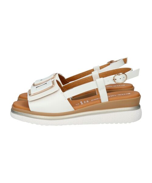 INTER-CHAUSSURES / インター ショシュール サンダル | 【INTER-CHAUSSURES】バックルウエッジバックバンドサンダル | 詳細7