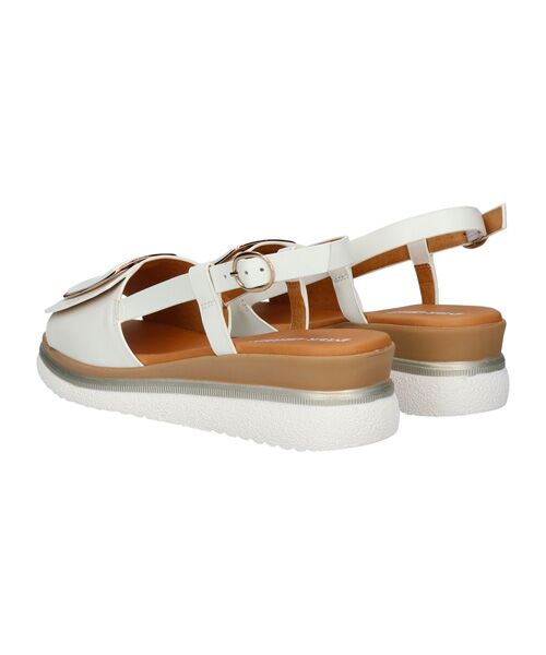 INTER-CHAUSSURES / インター ショシュール サンダル | 【INTER-CHAUSSURES】バックルウエッジバックバンドサンダル | 詳細8