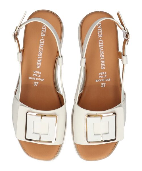 INTER-CHAUSSURES / インター ショシュール サンダル | 【INTER-CHAUSSURES】バックルウエッジバックバンドサンダル | 詳細10