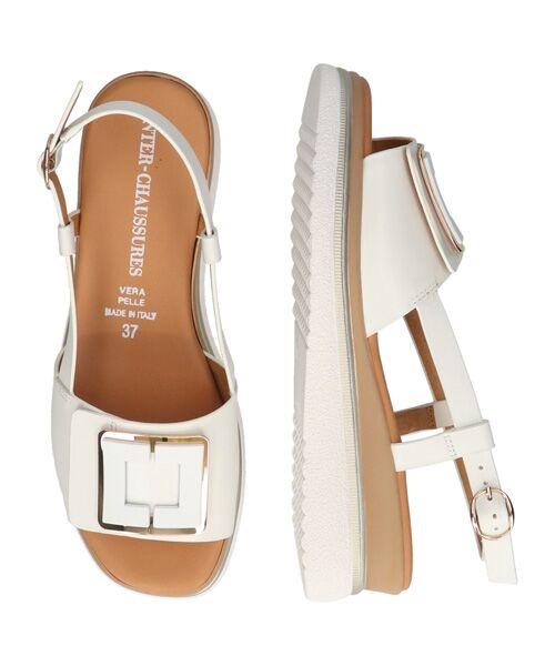 INTER-CHAUSSURES / インター ショシュール サンダル | 【INTER-CHAUSSURES】バックルウエッジバックバンドサンダル | 詳細12