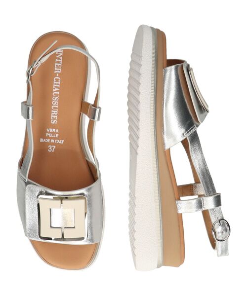 INTER-CHAUSSURES / インター ショシュール サンダル | 【INTER-CHAUSSURES】バックルウエッジバックバンドサンダル | 詳細18