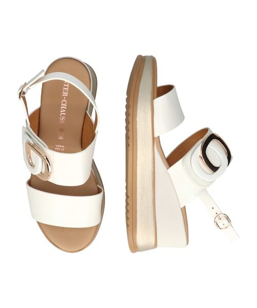 INTER-CHAUSSURES / インター ショシュール サンダル | 【INTER-CHAUSSURES】バックルウエッジサンダル | 詳細12