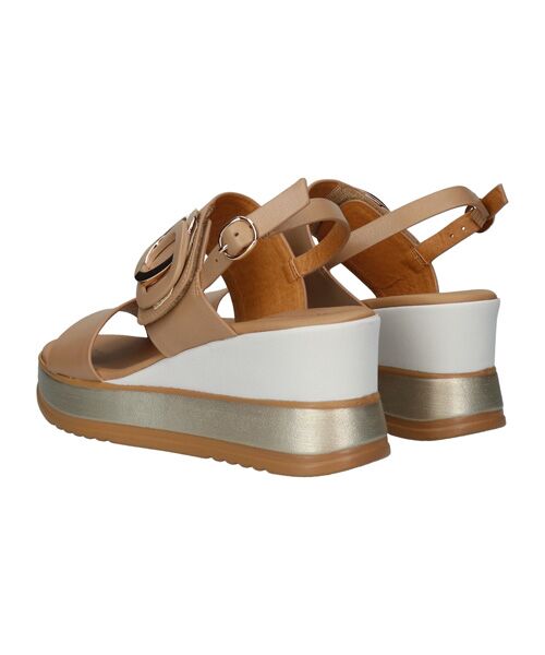 INTER-CHAUSSURES / インター ショシュール サンダル | 【INTER-CHAUSSURES】バックルウエッジサンダル | 詳細14