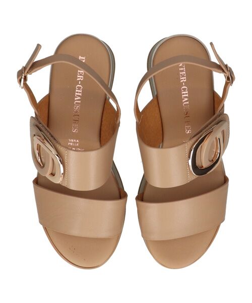 INTER-CHAUSSURES / インター ショシュール サンダル | 【INTER-CHAUSSURES】バックルウエッジサンダル | 詳細16