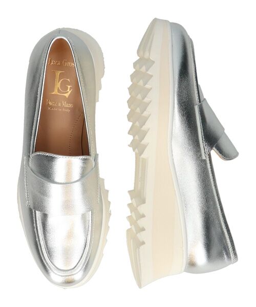 INTER-CHAUSSURES / インター ショシュール ビジネス・ドレスシューズ | 【LUCA GROSSI】ヒールアップEVAソールローファー | 詳細7