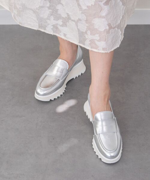 INTER-CHAUSSURES / インター ショシュール ビジネス・ドレスシューズ | 【LUCA GROSSI】ヒールアップEVAソールローファー | 詳細8