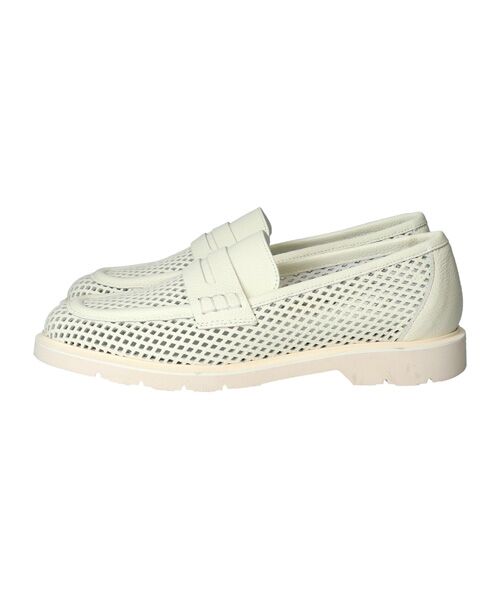 INTER-CHAUSSURES / インター ショシュール フラットシューズ | 【LUCA GROSSI】ラウンドトウパンチングレザーローファー | 詳細2