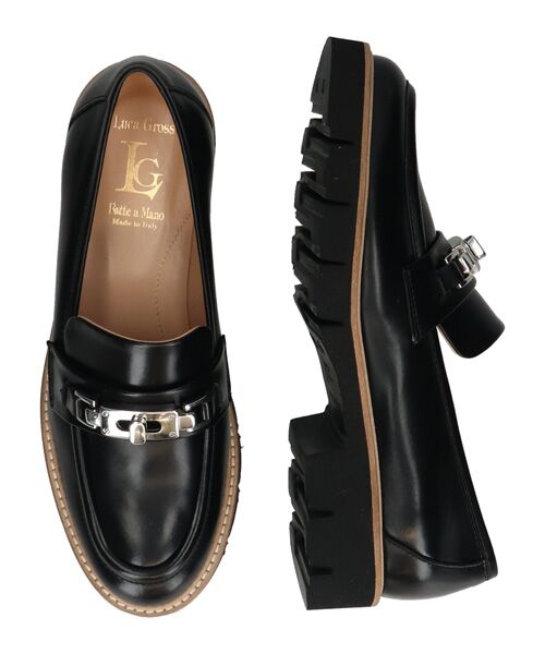 INTER-CHAUSSURES / インター ショシュール ビジネス・ドレスシューズ | 【LUCA GROSSI】メタルパーツタンクソールローファー | 詳細7