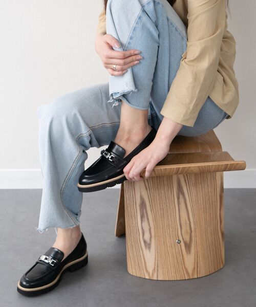 INTER-CHAUSSURES / インター ショシュール ビジネス・ドレスシューズ | 【LUCA GROSSI】メタルパーツタンクソールローファー | 詳細9