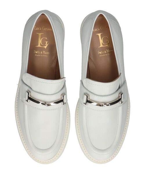 INTER-CHAUSSURES / インター ショシュール 未設定 | 【LUCA GROSSI】ラウンドトウレザービットローファー | 詳細4