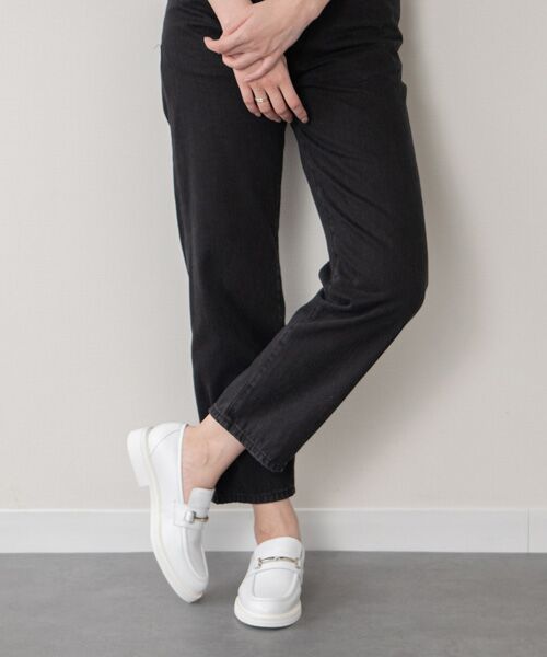 INTER-CHAUSSURES / インター ショシュール フラットシューズ | 【LUCA GROSSI】ラウンドトウレザービットローファー | 詳細9