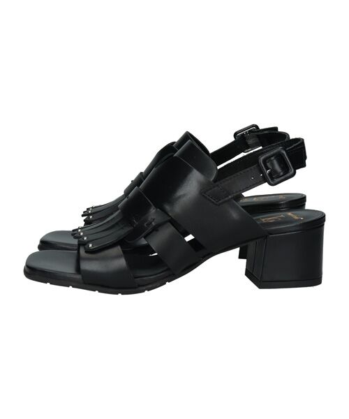 INTER-CHAUSSURES / インター ショシュール サンダル | 【LUCA GROSSI】チャンキーヒールキルトサンダル | 詳細1