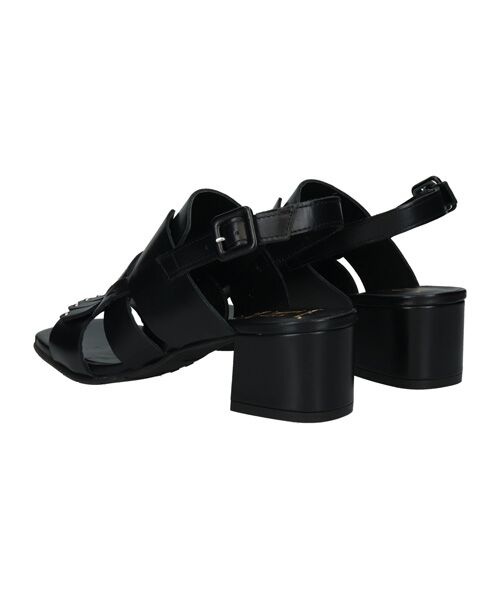 INTER-CHAUSSURES / インター ショシュール サンダル | 【LUCA GROSSI】チャンキーヒールキルトサンダル | 詳細2