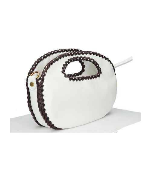 INTER-CHAUSSURES / インター ショシュール ハンドバッグ | 【Miviu】ラウンドフォルム ステッチアクセントバッグ | 詳細3