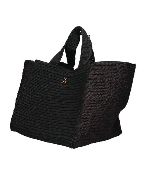 INTER-CHAUSSURES / インター ショシュール かごバック | 【GOOD  PEOPLE】ラフィア ビッグスクエアバッグ | 詳細1