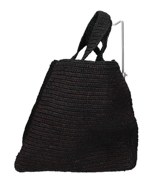 INTER-CHAUSSURES / インター ショシュール かごバック | 【GOOD  PEOPLE】ラフィア ビッグスクエアバッグ | 詳細2