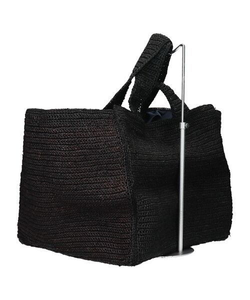 INTER-CHAUSSURES / インター ショシュール かごバック | 【GOOD  PEOPLE】ラフィア ビッグスクエアバッグ | 詳細3