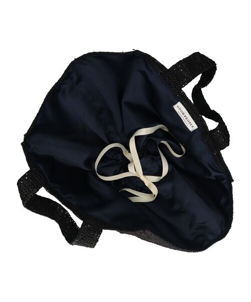 INTER-CHAUSSURES / インター ショシュール かごバック | 【GOOD  PEOPLE】ラフィア ビッグスクエアバッグ | 詳細7