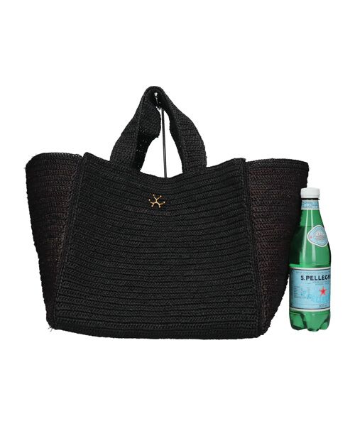 INTER-CHAUSSURES / インター ショシュール かごバック | 【GOOD  PEOPLE】ラフィア ビッグスクエアバッグ | 詳細9