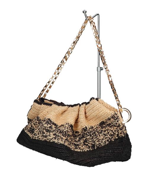 INTER-CHAUSSURES / インター ショシュール ショルダーバッグ | 【GOOD  PEOPLE】ラフィア チェーンショルダーバッグ | 詳細1