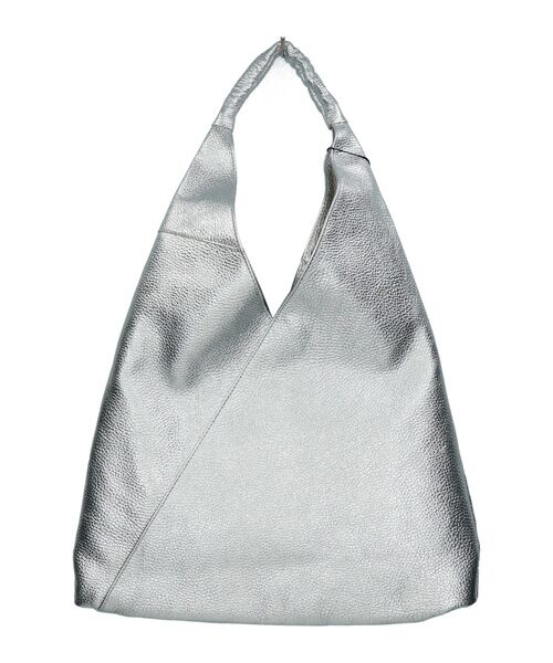 INTER-CHAUSSURES / インター ショシュール ハンドバッグ | 【Andrea Cardone】ソフトカーブ ワンハンドルバッグ（ワイド）（シルバー）