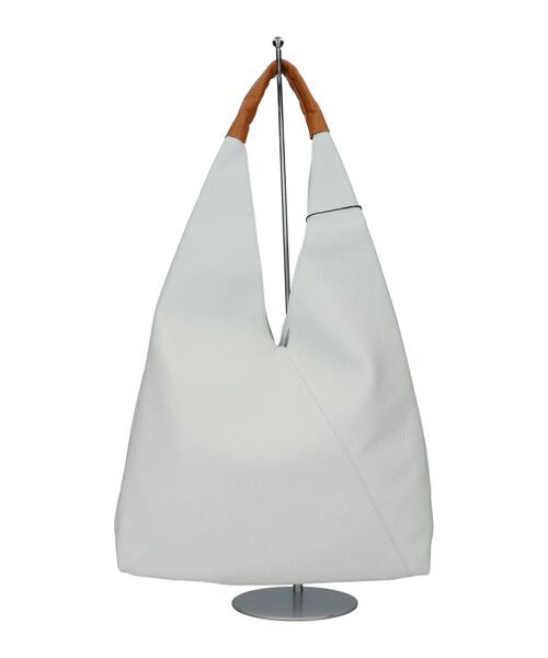 INTER-CHAUSSURES / インター ショシュール ハンドバッグ | 【Andrea Cardone】ソフトカーブ ワンハンドルバッグ（レギュラー）（ホワイト）