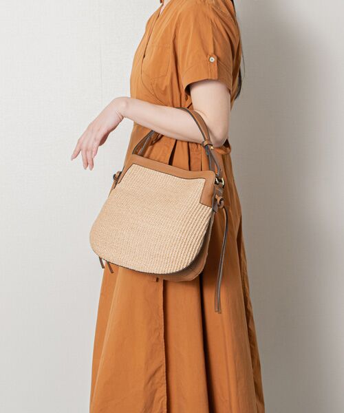 INTER-CHAUSSURES / インター ショシュール ショルダーバッグ | 【LORISTELLA】2WAY異素材コンビネーションショルダーバッグ | 詳細23